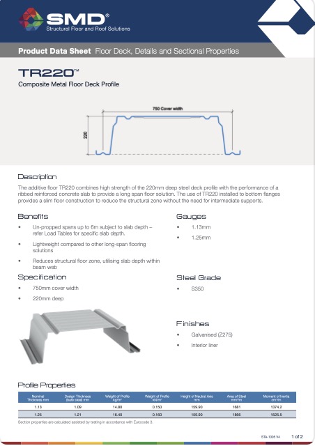 TR220 Data Sheet